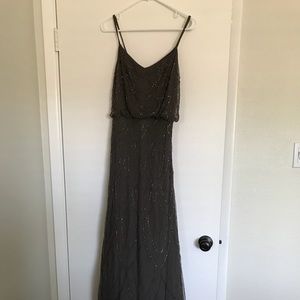 Adrianna Papell Beaded Blouson gown